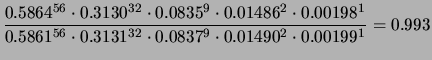 $ 0.7\times 10^{42}$
