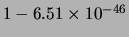 $ 6.51 \times 10^{-46}$