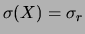 $\displaystyle f(\mu\,\vert\,x) = \frac{1}
{ \sqrt{2\,\pi} \sigma_r}
\exp{\left[-\frac{(\mu-x)^2}{2\,\sigma^2_r}\right]}\,.$