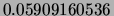 $\displaystyle 5.348882341 \pm 5.909160536\times 10^{-2}\,$