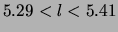 $\displaystyle (5.349 \pm 0.059 )\,$