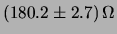 $ ( 220.0\pm 4.4)$