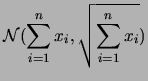 $\displaystyle \sum_{i=1}^n > {\cal O}(10);\ $