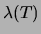 $\displaystyle \lambda(n\,T)$