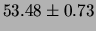 $ 17.81\pm 0.42$