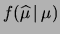 $ \widehat{\mu}$