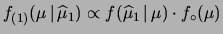 $ \widehat{\mu}=\overline{x_i}=\sum_i x_i/n$