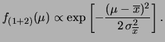 $\displaystyle \frac{1}{\sigma^2_1} + \frac{1}{\sigma^2_2}\,.$