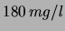 $ 88.0\, mg/l$