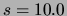 $ s = 20.4$