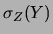 $\displaystyle \sigma_Z \approx \sigma_Z(X) \oplus \sigma_Z(Y)\,,$