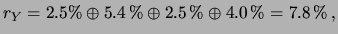 $ 5\,\%$
