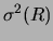 $\displaystyle \sigma^2(P)$