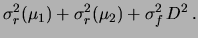 $\displaystyle \sigma^2(R)$