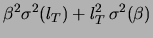 $\displaystyle \frac{l_T}{(1+\alpha\,\Delta T)}
\approx l_T(1-\alpha\,\Delta T) = \beta\, l_T$