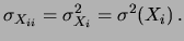 $ {\bf\sigma_{X_{ij}}}$