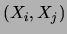 $\displaystyle (X_i,X_j)\,,$