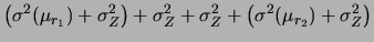 $\displaystyle \sigma^2(S) (= \sigma_{Y_{1,1}})$
