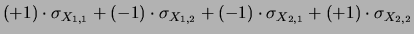 $\displaystyle \sigma^2(\mu_{r_1})+ \sigma^2(\mu_{r_2})+
4\, \sigma_Z^2$