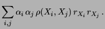 $\displaystyle \sum_{i,j} \frac{\partial Y}{\partial X_i}
\frac{\partial Y}{\partial X_j}
\rho_{ij}\sigma_{X_i}\sigma_{X_j} \,.$