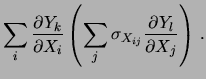 $ k\cdot \exp{(X/x_\circ)}$