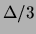 $\displaystyle u=\frac{\Delta}{\sqrt{6}}=0.41\,\Delta\approx 0.4\,\Delta\,.$