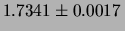 $\displaystyle 0.9869 \pm 0.0015\,$