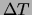 $\displaystyle \Delta T = 7.5\pm 1.0\,^\circ$
