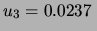 $\displaystyle u_2 = 0.0004\,$