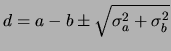 $ b=21.55\pm 0.09$