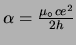 $ \sigma(h)=3.966\cdot 10^{-40}\,J\cdot s$