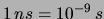 $ t_1=53.07\, ns$