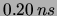$ t_2=152.61 \, ns$