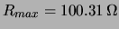 $ s = 0.16 \,\Omega$