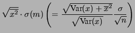 $\displaystyle \overline{y}-\widehat{m}\cdot\overline{x}$