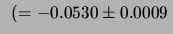 $\displaystyle 0.2230\pm 0.0016 \,\frac{\mbox{m}}{\mbox{kg}}$