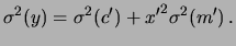 $ \sigma(y)= 1.8\,$