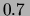 $ 75.4\pm 0.3\,$