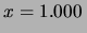 $\displaystyle x=0.576\,$