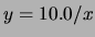$ y = 0.34$