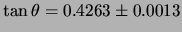$ d = (13.395 \pm 0.013)\, cm$