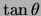 $ \tan \theta = 0.4263\pm 0.0013$