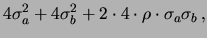 $\displaystyle 2(a + b)\,;$