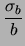 $\displaystyle \frac{\sigma_{a}}{a}$