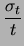 $\displaystyle \frac{\sigma_{b}}{b}$