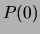 $ P(0) = (8.8 \pm 0.9) \cdot 10^{-3}$