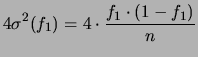 $\displaystyle \frac{n_1 - n_2}{n_1+n_2} = \frac{2 n_1}{n}-1 = 2 f_1 - 1$