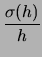 $\displaystyle \frac{\sigma(e)}{e}$