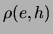 $\displaystyle \frac{Cov(e,h)}{eh}$