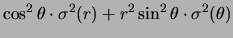 $\displaystyle r\sin \theta$